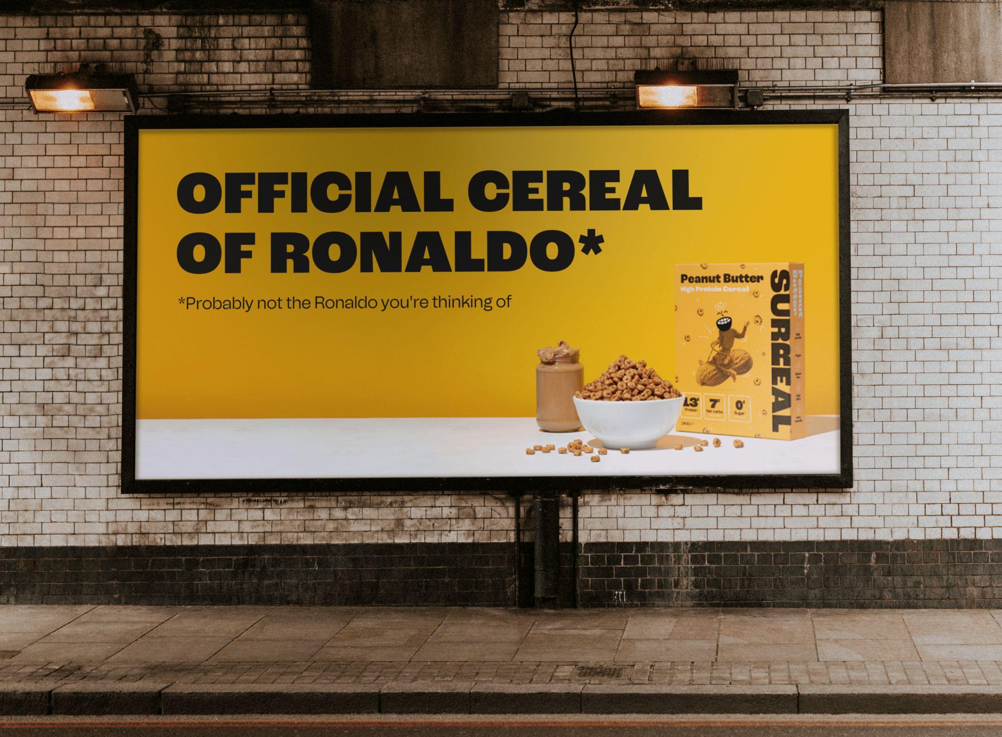 Cereal da marca Surreal